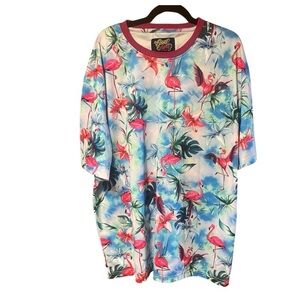 Good Vibes Drill Clothing‎ Flamingo Tropical T-Shirt